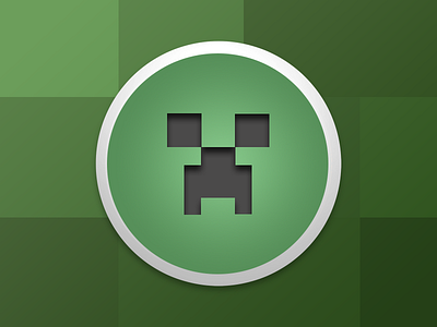 Minecraft Icon (Yosemite Style) dock icon logo minecraft yosemite