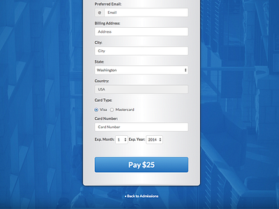WVC Admissions Payment Portal college form page payment splash valley website wenatchee