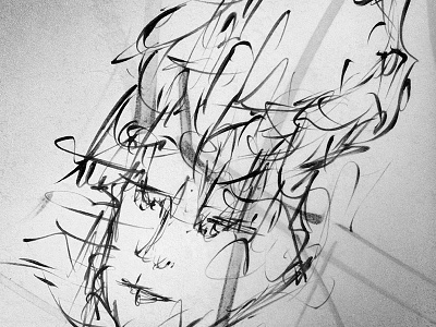 Maleficent Sketch brushwork maleficent sketch