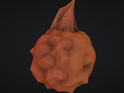 Fire 3d fire flame low poly lowpoly