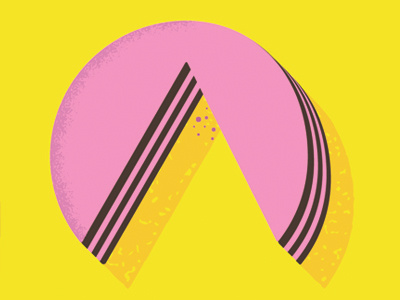 A Jethro Sized "A" a cake colors letter pink shading type