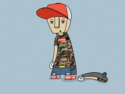 Toy boy illest illustration mad snapback supreme toy