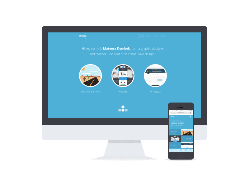 My new portfolio dembsky portfolio redesign website