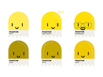 Yellow Phantom Pantone breakingbad pantone phantom