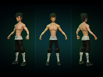 Fighter concept 3d character concept fighter game