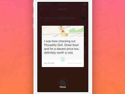 Knit - Received Note app design ios ios7 knit mobile note treble