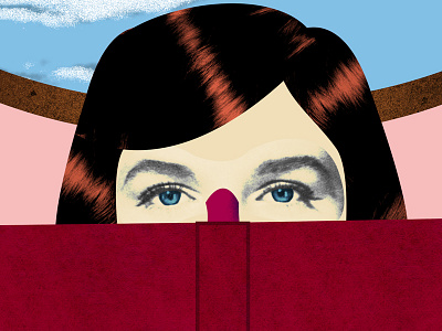 Wonder of Books (Work in progress) books childrens collage colourful digital art fantasy illustration story