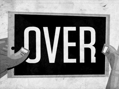 Over and Over and… animation finger giff swipe table