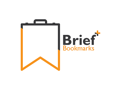 Brief Bookmarks bookmarks briefcase icon logo design