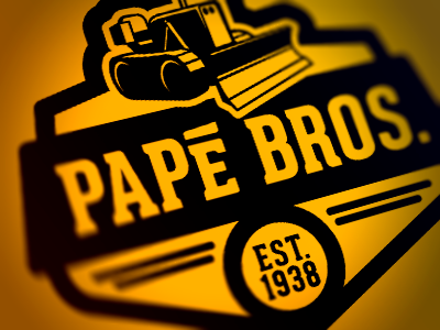 Pape Retro Logo logo