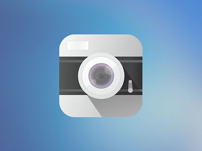 Camera Icon art blue camera graphic icon icon design photography