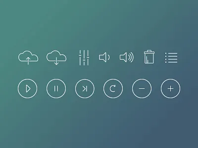 Line Icons clean iconography icons line line icons ui ux
