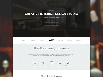 Modern Corporate Design business corporate flat freebie freepsd psd template web website