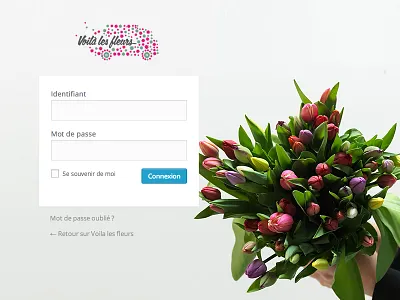 Wordpress Login page admin flowers full image full screen images login page redesign wordpress wp