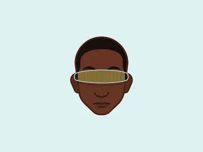 Geordi La Forge avatar enterprise face geordi la forge star star trek trek
