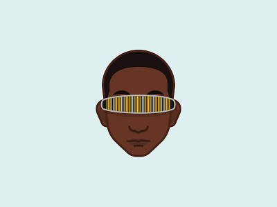 Geordi La Forge avatar enterprise face geordi la forge star star trek trek