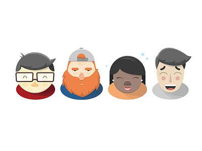 Whatever whatever avatar character design dude face hair icon illustration smile