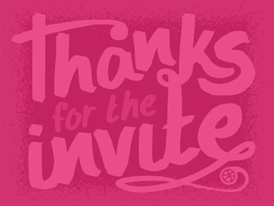 Thanks for the invite NIMIUS! invite thanks