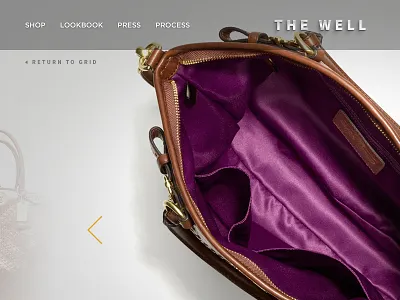 Bags Pitch carousel design ecommerce navigation pdp product product detail page web design website wip