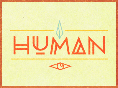 Human after all colors human rug texture typography