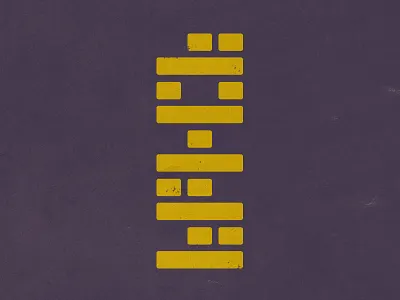 Jenga [Cottage Series] cottage flat illustrator jenga print screen series shape vector vintage