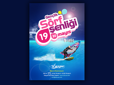 Windsurf Fest Poster flyer flyer design poster