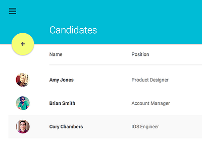 Material Design List flat google list material design ui