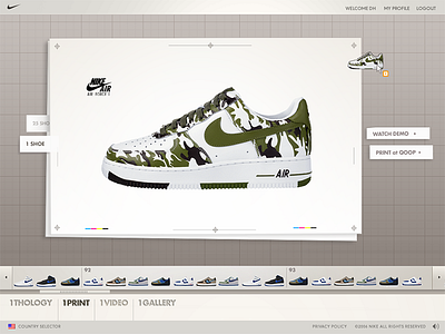 1Print airforce flash nike print ui web