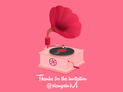 Music Box for invitation debuts dribbble gif invitation invite music music box pink