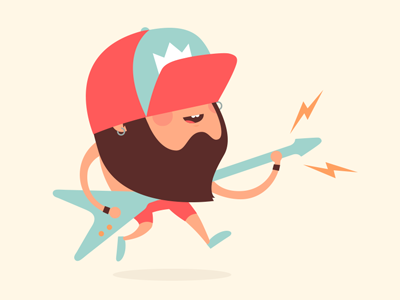 Rocker guitar music rock rocker rockstar