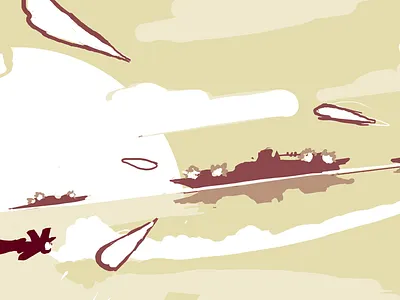 Rauser digital fanart game luftrausers painting video