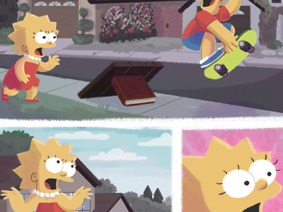 The Wonderful World of Lisa Simpson cartoon comics illustration kassandra heller published simpsons