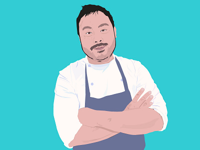 David Chang chef david chang illustration momofuku nyc