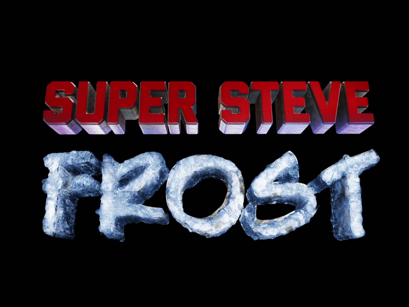 Finished Animation for this Logo 3d 4d animation cinema ice logo shatter