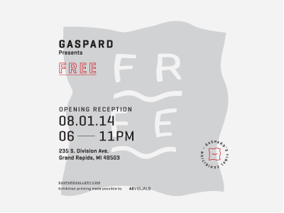 Free Promotional Stuff exhibition free gallery logo minimal modern type