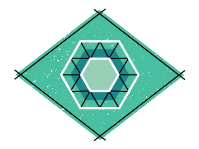 dm icon branding diamond gem icon illustration texture