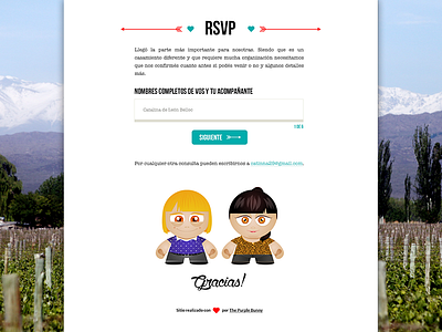 RSVP arrow heart invitation landing mendoza romance rsvp script wedding winery