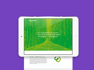 GreenWay web bacan brand chile design diseño green greenway hellopin ui ux