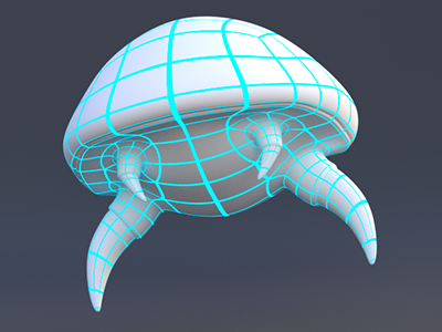 Jellyfish 3d illustration seph