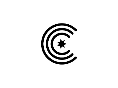 Time Lapse black and white c constellation design lines logo star timelapse