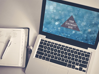 Web Display Mockup diary macbook macbook pro mockup pen psd web web design web mockup