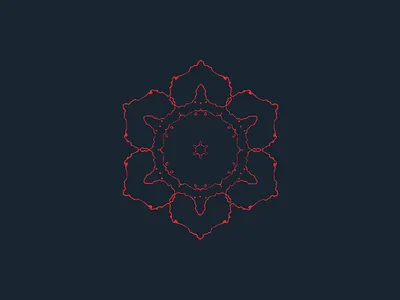 Inklily floral flower graphic design ink