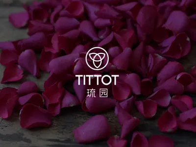 Tittot Logo Draft iii beijing china chinese flower tittot