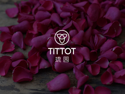 Tittot Logo Draft iii beijing china chinese flower tittot