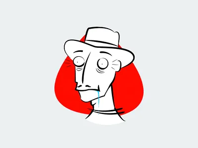 Designers at 3am face fedora illustration illustrator man shirt t shirt tshirt