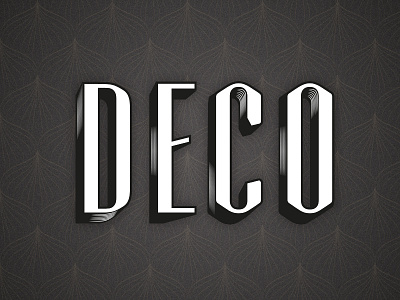 Deco art deco font retro typography