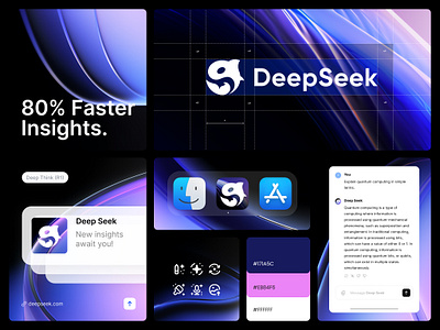 Deep Seek Logo Rebranding ai agent logo ai logo animation app logo b2b logo b2b saas platform branding branding design chat logo chatbot logo deepseek deepseek logo redesign design logo modern logo redesign logo saas logo shark logo software ui