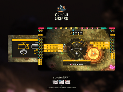 Lumencraft game gamedev ui ux