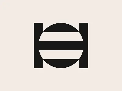 H and Globe ai branding earth focus globe h lens logo obtic tech world