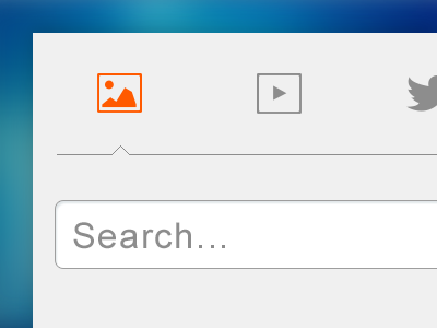 minimal tabs image search tabs tweet ui ux video